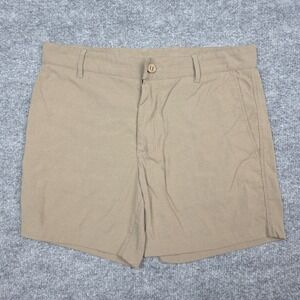 Outlier New Way Shorts Men's 31 Beige 2-Way Stretch 5" Inseam